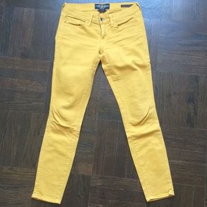Lucky Brand Skinny Jean in Mustard Yellow